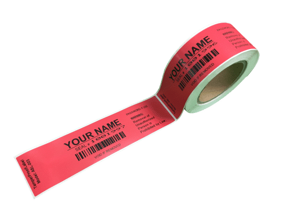 ASL 003 Big label seal tamper evident